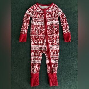 Little Sleepies Christmas Zippy 3-6 M